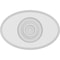 Ekena Millwork Standard Dalton Bullseye Rosette with Beveled Edge, 6"W x 4"H x 3/4"P ROSP060X040X075DAL03 - alternate 4